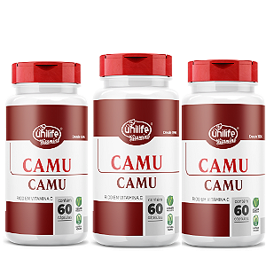 Camu-camu - Kit com 3 - 180 Cápsulas 500mg unilife