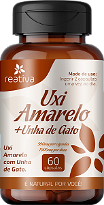 Uxí Amarelo com Unha de Gato - 60 caps - Reativa