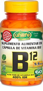 CianoCobalamina B12 Vitamina 60 caps - Unilife