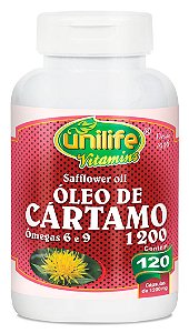 Óleo de Cártamo Unilife 120 Caps (1200 mg)