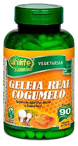 Geleia Real Cogumelo Unilife 90 cápsulas (780mg)