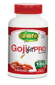 Goji Fit Pro 180 Cápsulas Emagrecedor - Unilife