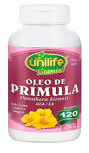 Oleo de Primula c/ Omega3, 6 e 9 Unilife 120 Caps
