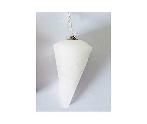 Pêndulo De Cristal Quartzo Branco