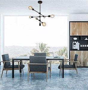 Pendente Ipanema Preto (D)68