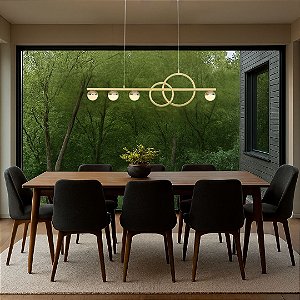 Pendente Piu Dourado (C)95CM