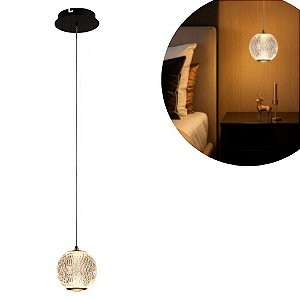 Pendente Luce Dourado / Preto