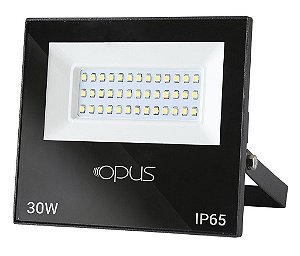 Refletor de Led 30W 3000K Bivolt IP65 Preto SMD