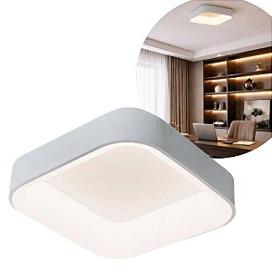 PLAFON SQUARE 28W 3000K BIVOLT