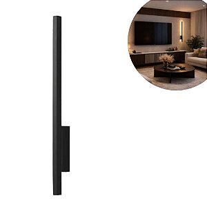 ARANDELA POLARIS 12W 3000K BIVOLT PRETO