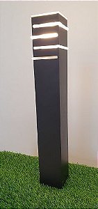 POSTE BALIZADOR FLASH PA-9050 50CM PRETO MT 1X-E27
