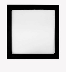 PAINEL SOB QUAD 24W ALUM 3000K PRETO