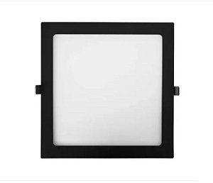 Painel Emb Quad 24W Alum 3000K Preto