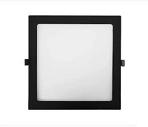 PAINEL EMB QUAD 24W ALUM 4000K PRETO