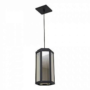 PENDENTE VINTAGE SEXTAVADO COM VIDRO ESPELHADO 783-VE