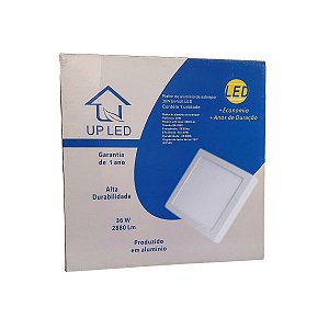 Painel Sobrepor Quadrado 36W 3000K Bivolt