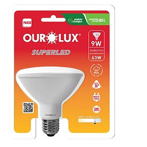 Lâmpada Par30 9W Bivolt 3000K   IP65  Blindada