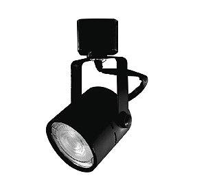 SPOT PARA TRILHO MR16 - GU10 PRETO