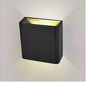 Arandela Basic 3W 3000K IP65 Preto