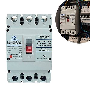 Disjuntor Caixa Moldada LKM1-180A – Lukma