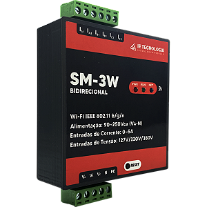 Medidor de Energia Trifásico Bidirecional Wi-fi SM-3W