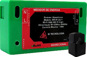 Medidor De Energia Monofásico Bidirecional SM-W Lite +