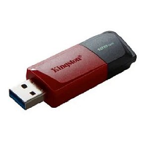 Pendrive Kingston 128gb Preto/Vermelho