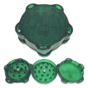 Dichavador Black - Plástico 3 partes - Verde