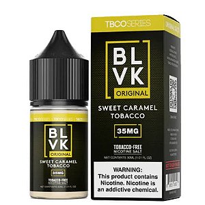 NicSalt - BLVK TBCO Series - Sweet Caramel Tobacco (30ml)