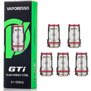 Coil | Bobina | Resistência | Vaporesso GTI 0.4ohm Mesh Coil 50-60W