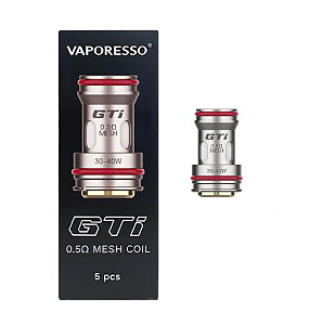 Coil | Bobina | Resistência | Vaporesso GTI 0.5ohm Mesh Coil 30-40W
