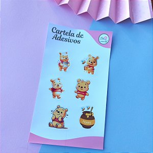 Cartela com Mini Adesivos