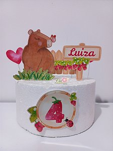 Topo de Bolo - Simples (Topo e Laterais)