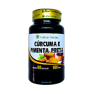 Cúrcuma + Pimenta Preta 60 Cápsulas 500mg
