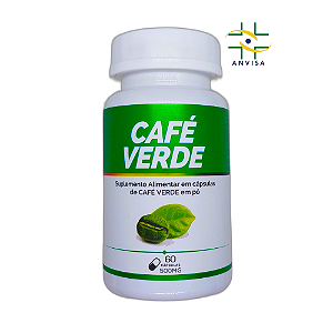 Café Verde Cafeína 60 cápsulas 500mg