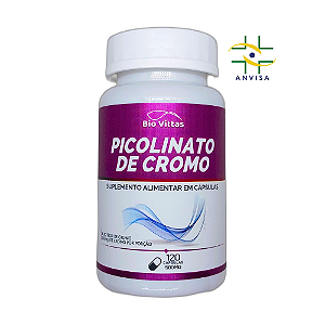 Picolinato de Cromo 120 cápsulas 500mg