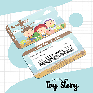 Cartao do SUS TOY STORY