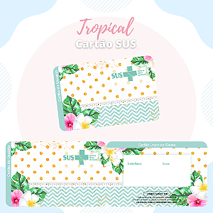 Cartão do SUS TROPICAL