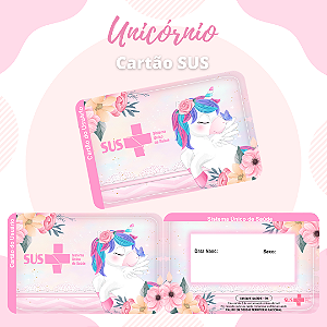 Cartao do SUS UNICORNIO  (1 e 2)