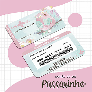 Cartao do SUS  PASSARINHA