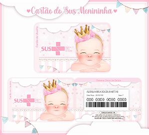 Cartao do SUS MENININHA