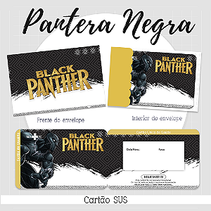 Cartao do SUS PANTERA NEGRA