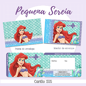 Cartao do SUS pequena sereia