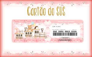 Cartao do SUS ANIMAIS TREM