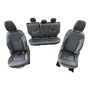 Jogo Bancos Couro Jeep Renegade 2018 2019 2020 2021 Completo