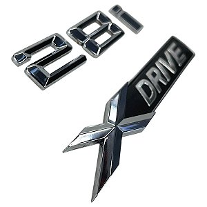 Emblema 28i xDrive BMW X4 2015 a 2017 2018 Tampa Traseira