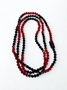 Guia de Cristal Vermelha e Preta