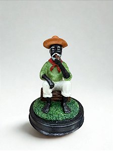 Imagem Resina Preto Velho 15cm