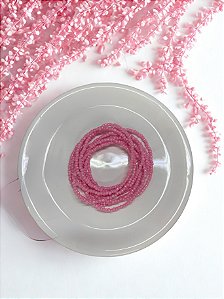 Guia de Miçanga Rosa