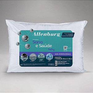 Travesseiro Sono e Saúde Suporte Baby Altenburg - 30x40 cm